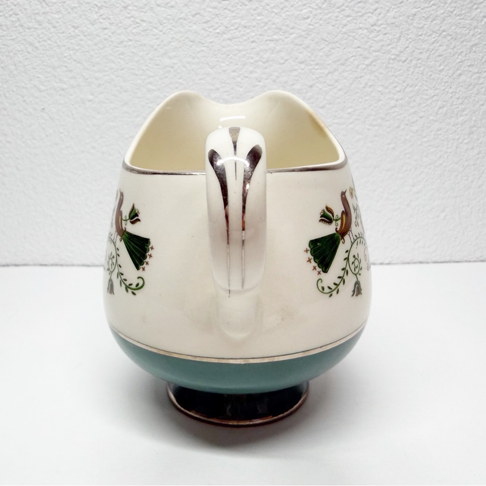 Vintage Homer Laughlin Cavalier Persian Garden Sugar Creamer Canister Set - Picture 3 of 16